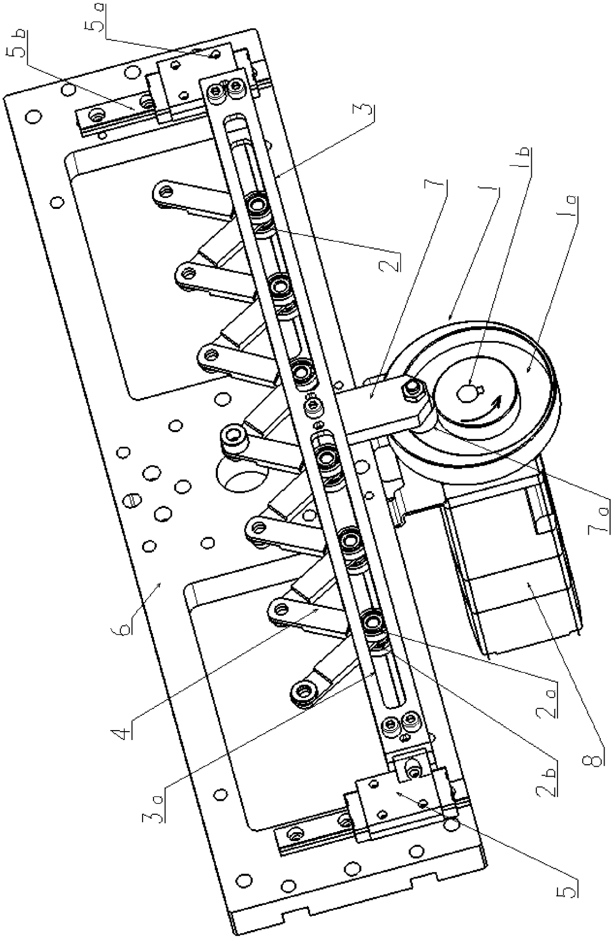 Uniform displacement mechanism