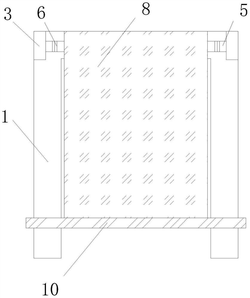 A cleaning device for the surface of solar photovoltaic panels of new energy street lamps