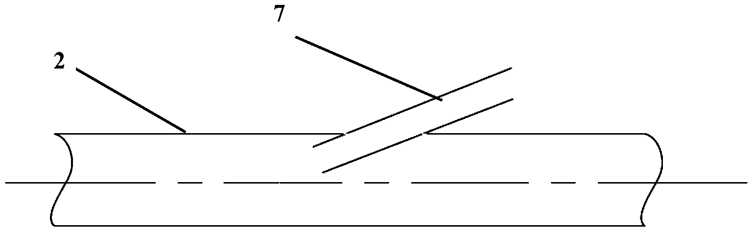 Method for slicing unused polyester melt for spinning