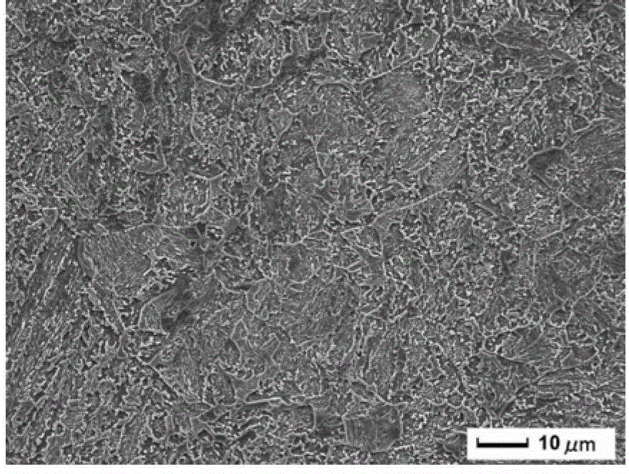 Method for manufacturing fine-grain 35CrNi3MoV steel large forging stock