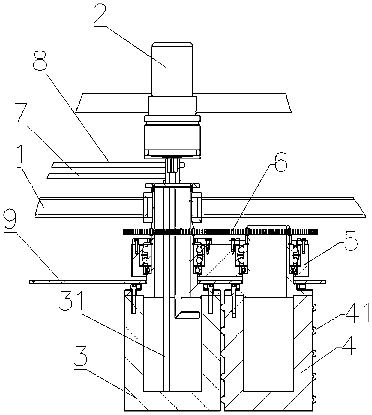 High-temperature lava, magma and molten liquid class waste heat recovery multi-stage rotating heat absorption head