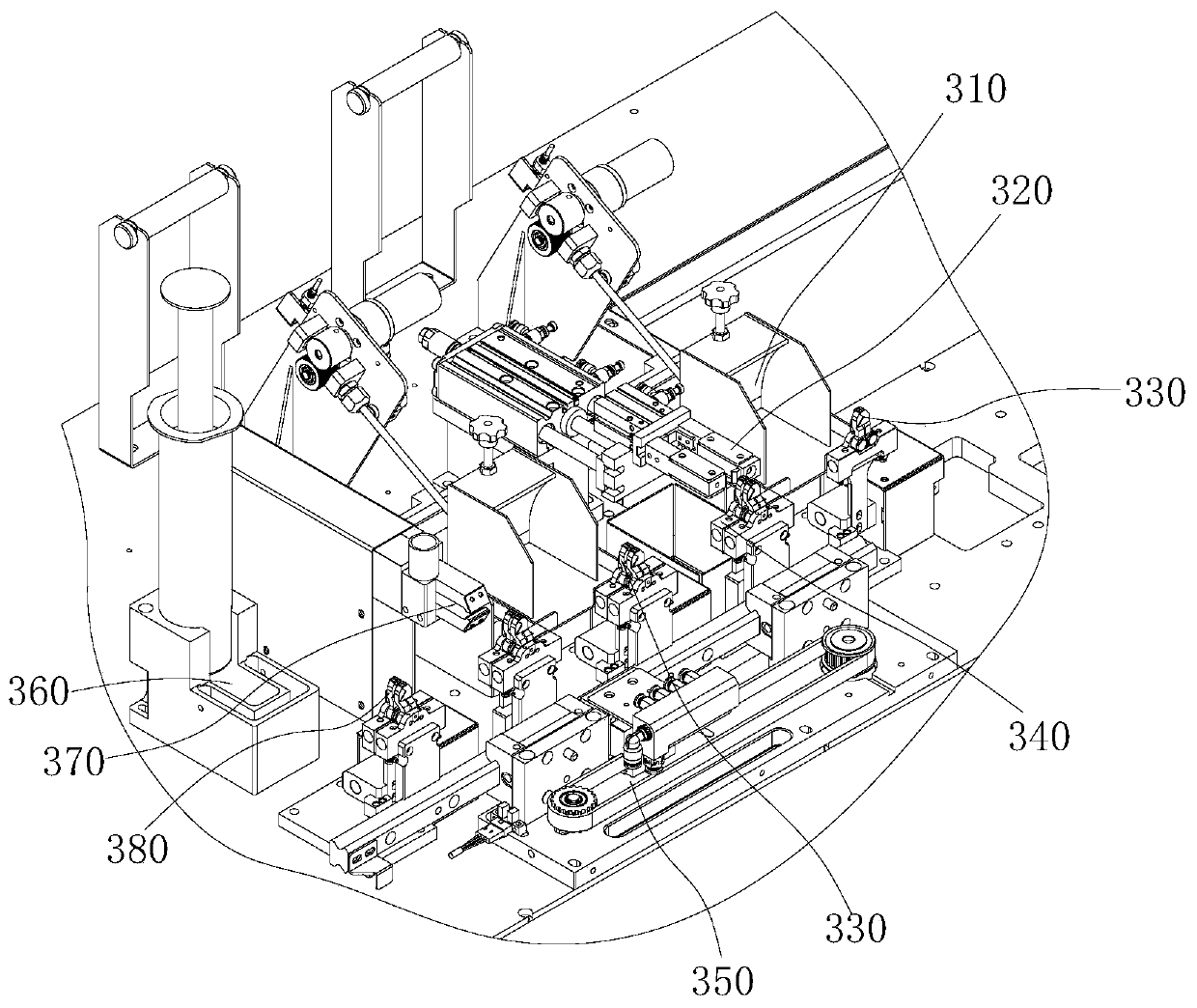 Cable double-end peeling and tin dipping integrated equipment