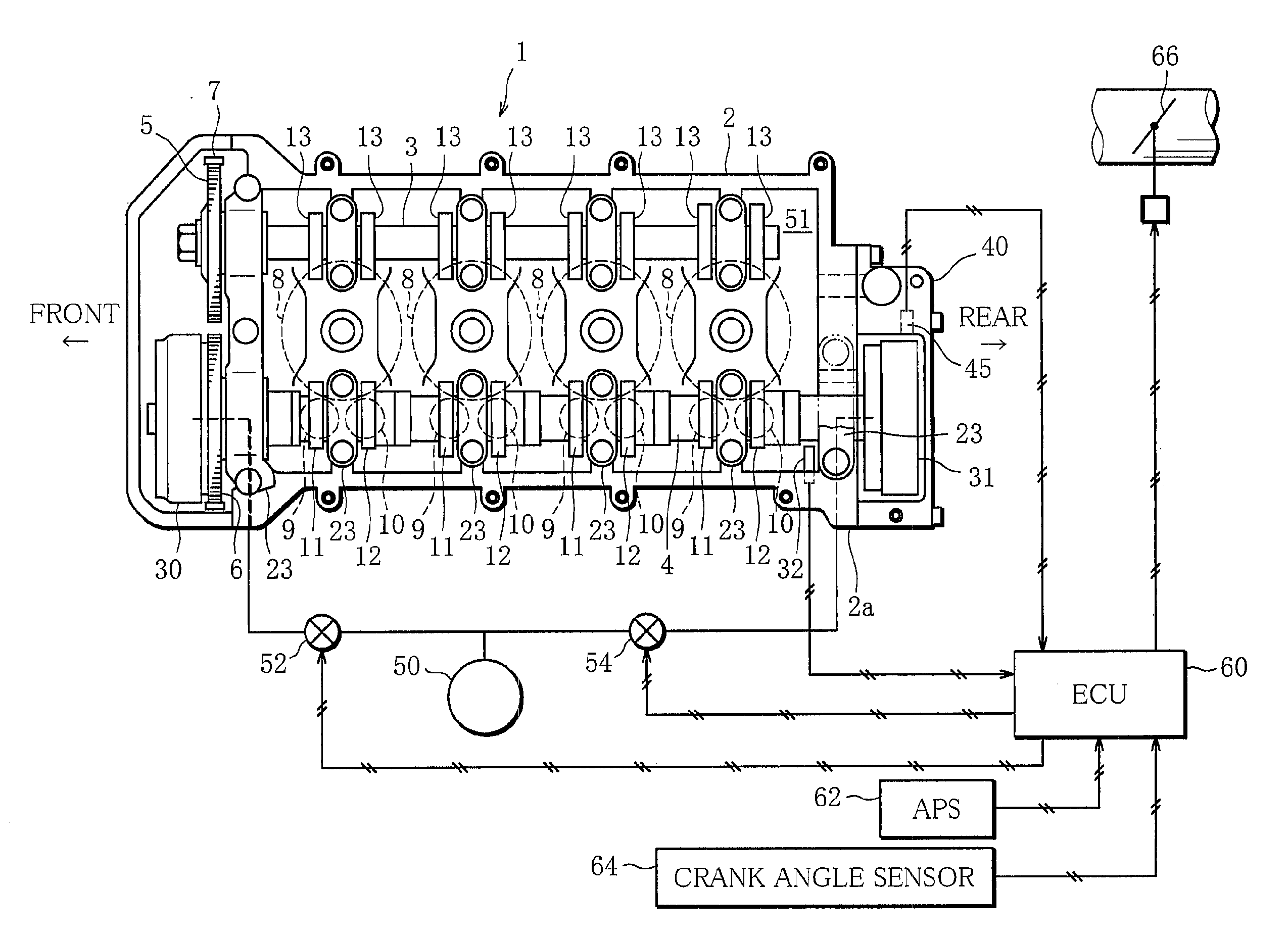 Variable valve device for internal combustion engine