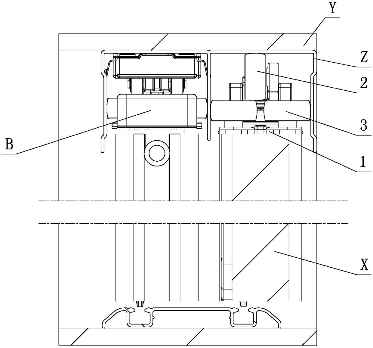 An adjustable sliding limit structure for furniture sliding doors