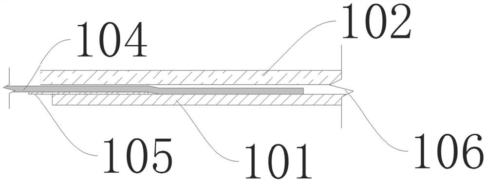 A kind of flexible cic battery and its preparation method and application