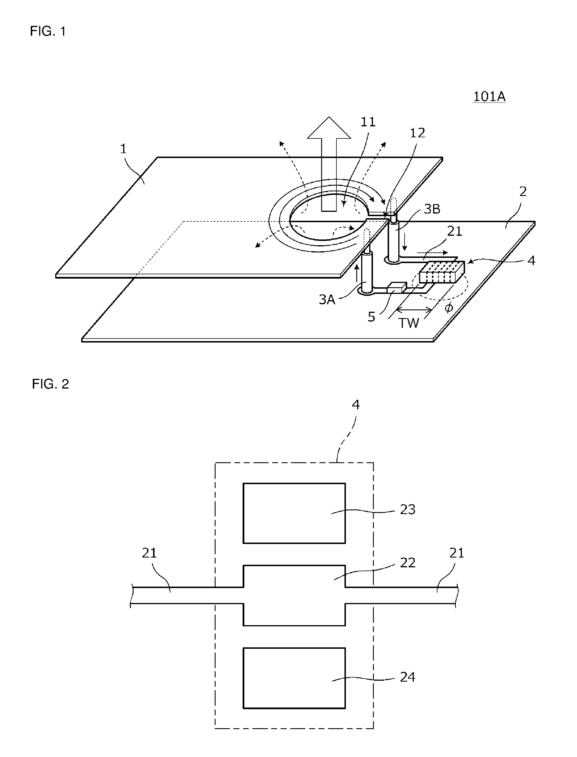 Antenna device and electronic apparatus