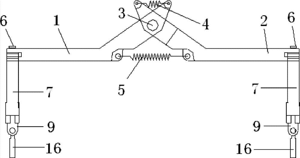 Mechanical human hip exoskeleton bearing device