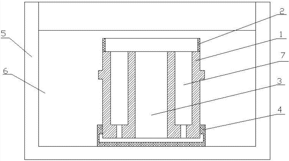 Casting method for steel-copper composite cylinder body