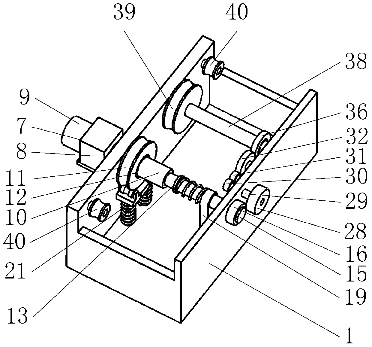 Cable pulling device used in electric power engineering