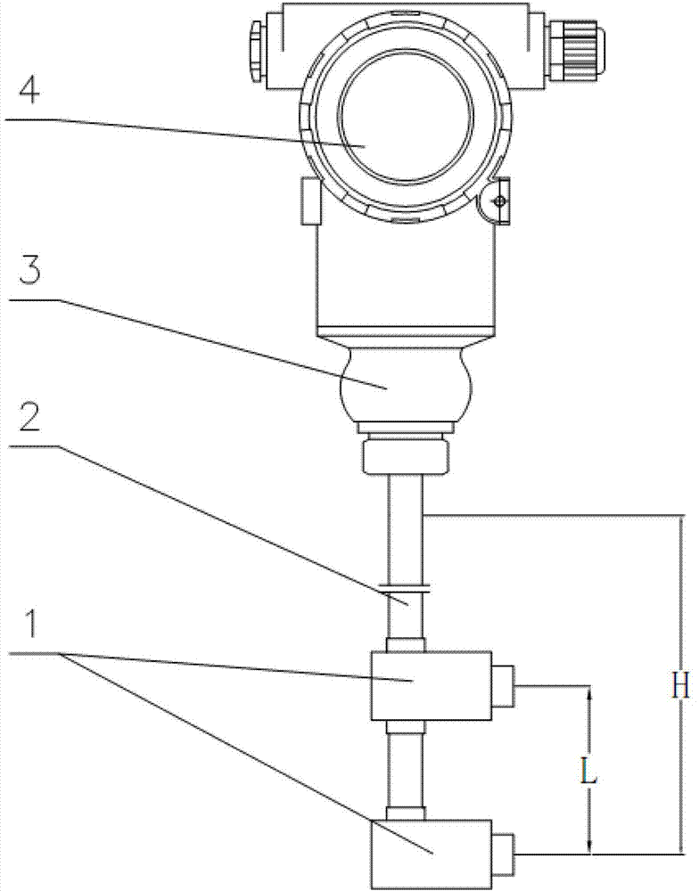 High-precision liquid level, temperature, density multifunctional measuring system