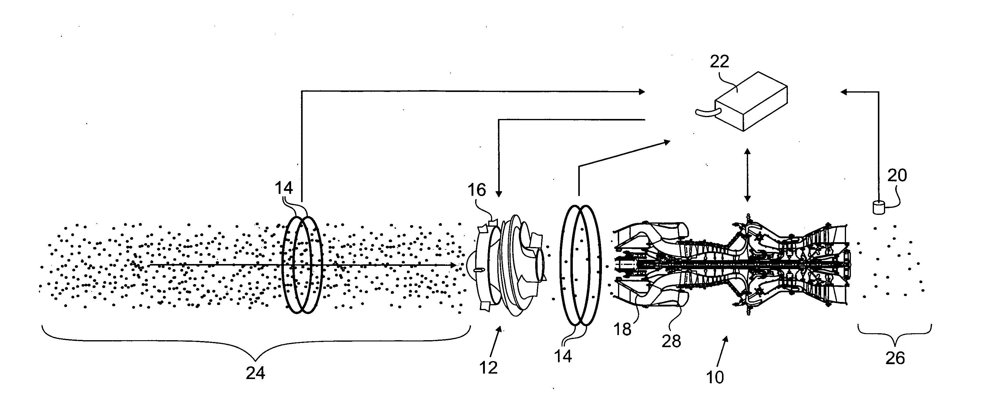 Particle separator and debris control system