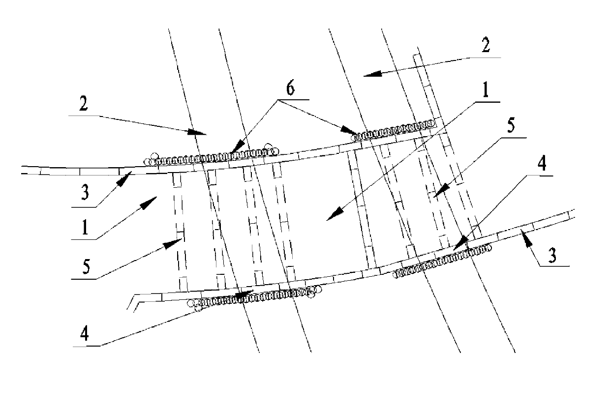 Enclosure structure with ultrashort underground wall