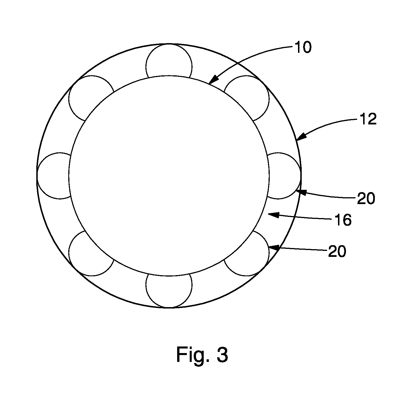 Method of centralising tubing in a wellbore