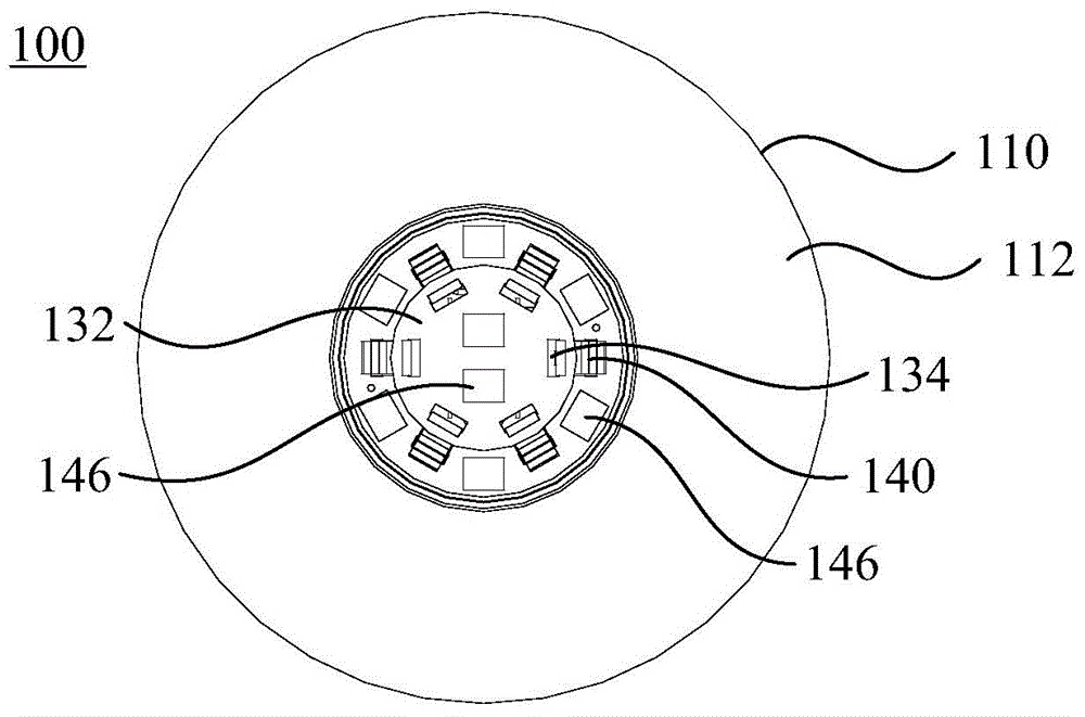 Inflatable LED lamp bulb utilizing SMT technology