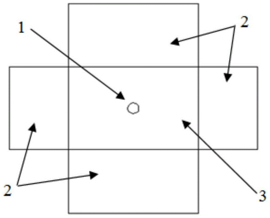 A construction method in which a rectangular enclosure pile and an enclosure structure double as a main structure