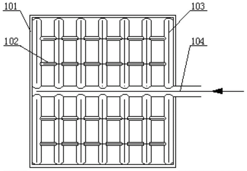 A water body suspended solids adsorption treatment device for water intake tower