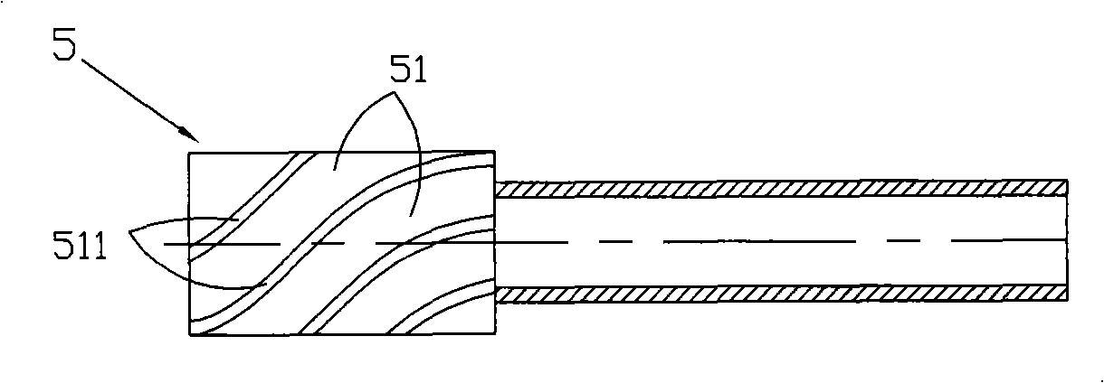 Method and device for blowing breeze to pure oxygen smelting mobile filling bed smelting furnace