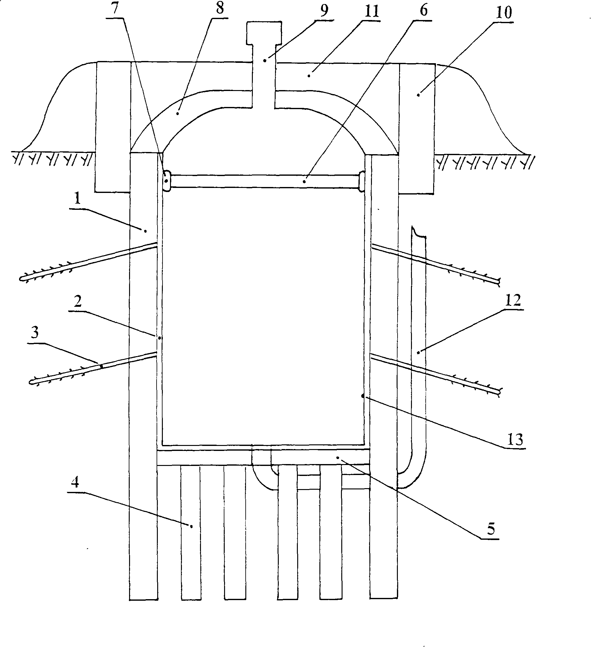 High capacity underground oil storage