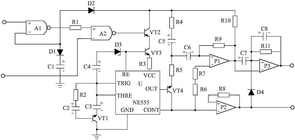 Signal amplification type voltage-stabilized source energy-saving passageway illumination system