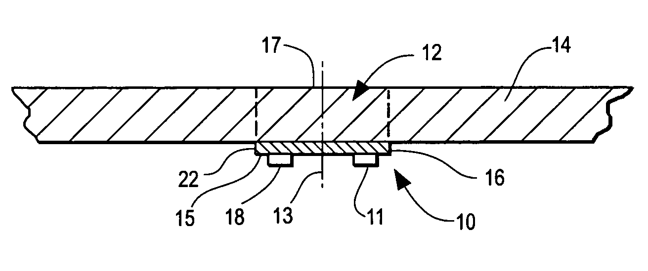 Acoustic wave ice and water detector