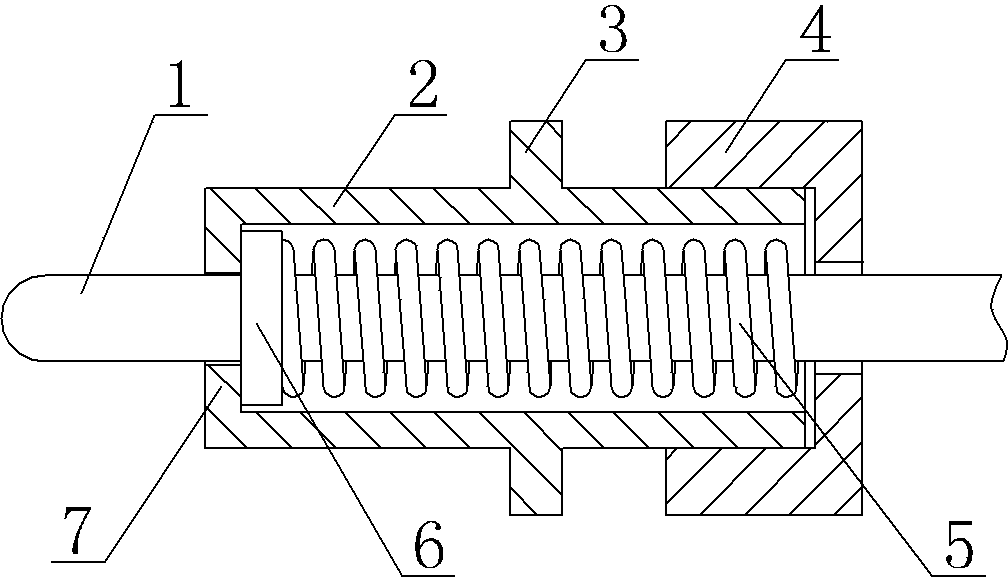 Elastic plug structure