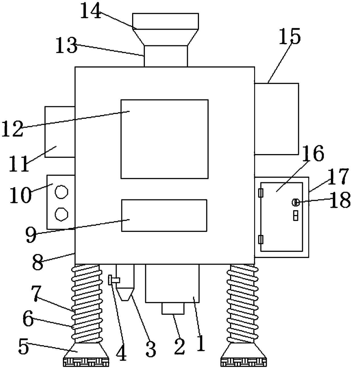 Medical intermediate storage device with heat-dissipating function for medical technology