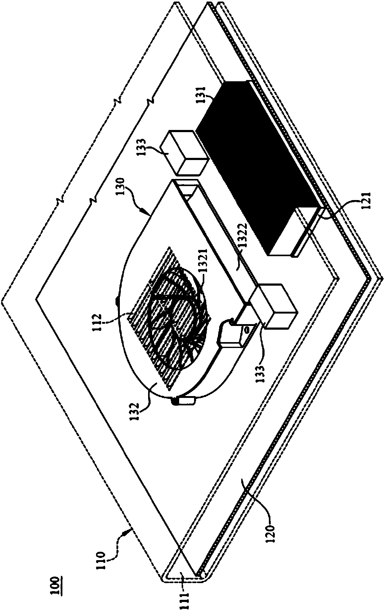 Heat dissipation system and electronic device with heat dissipation system