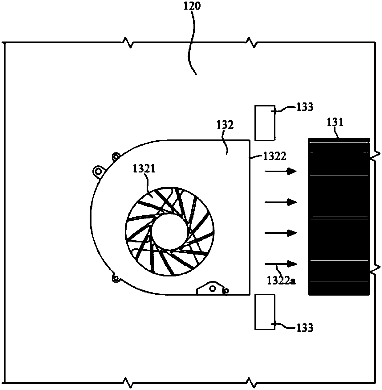 Heat dissipation system and electronic device with heat dissipation system