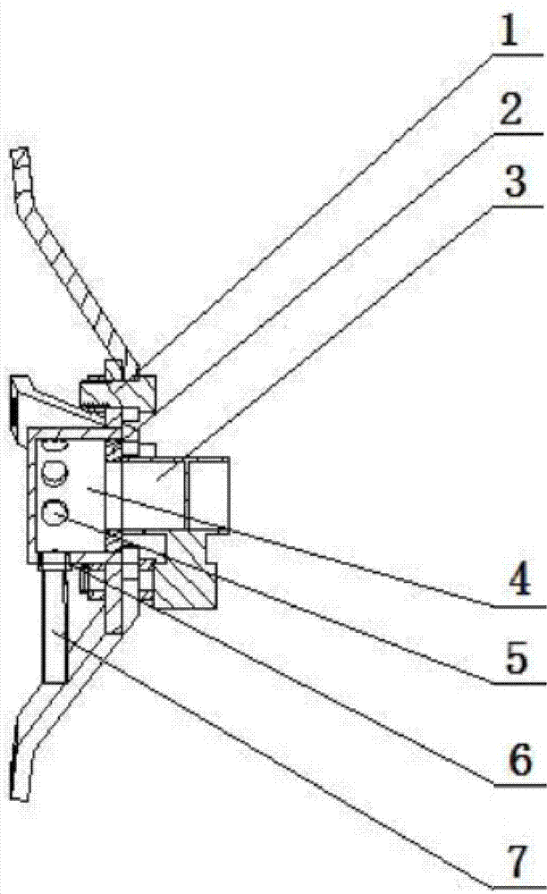 Simulated device for tire burst wired control