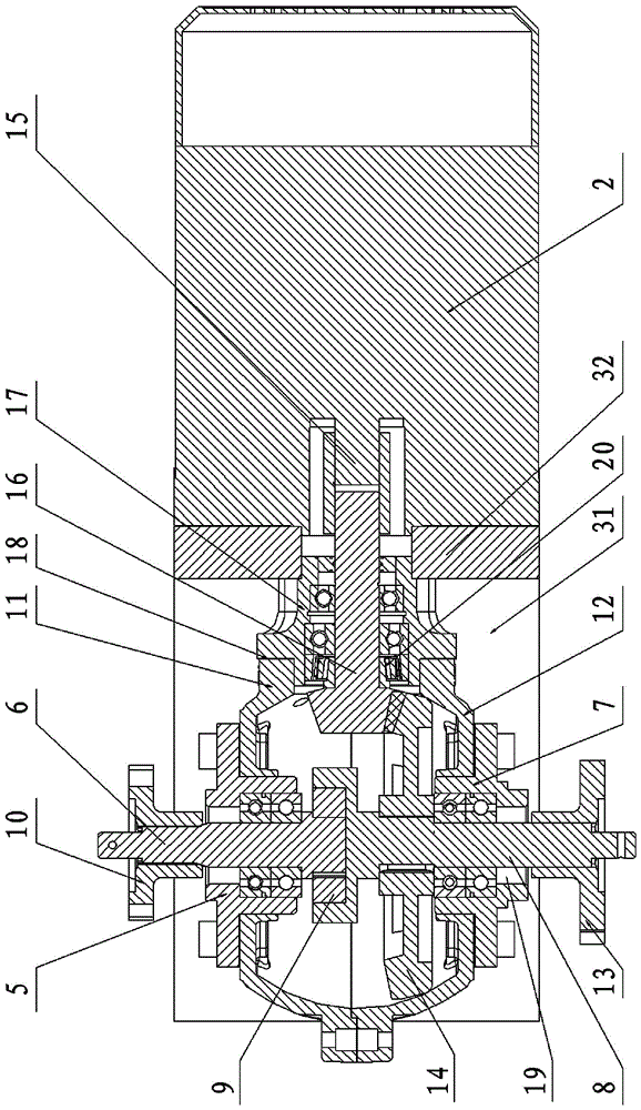 Oil-electric dual power conversion device for three-wheeled motorcycle