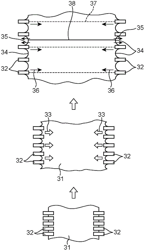 Manufacturing method of strip stretch film