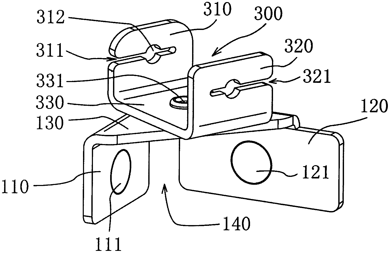 Measuring tape fixing device