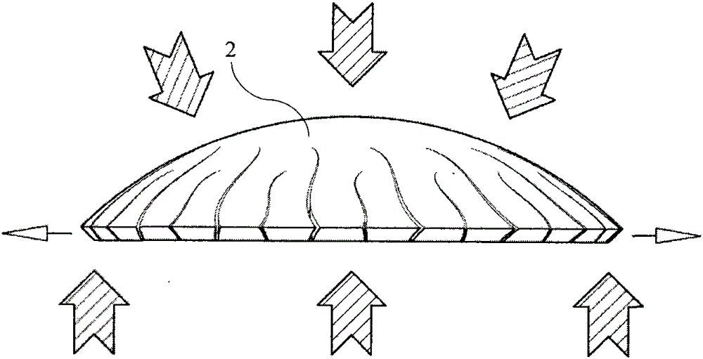 Fastening structure and fastening method of transparent part of observation window of manned submersible