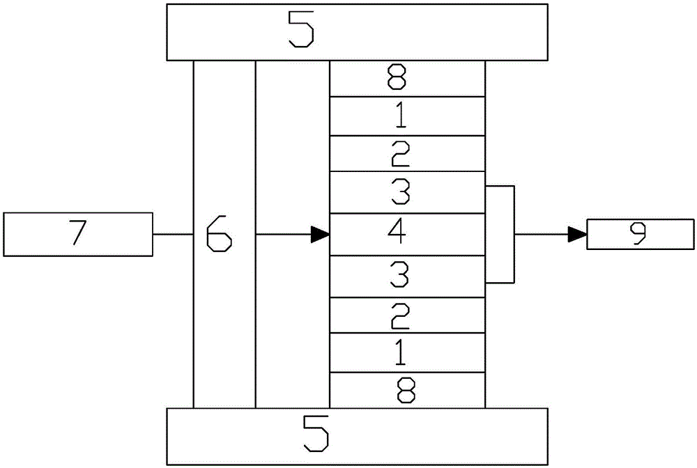 A method for improving the heat transfer of the heat exchanger of the automobile box-type thermoelectric system