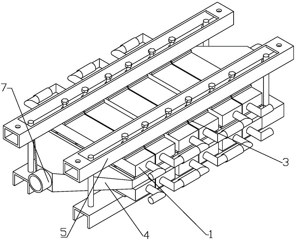 A method for improving the heat transfer of the heat exchanger of the automobile box-type thermoelectric system