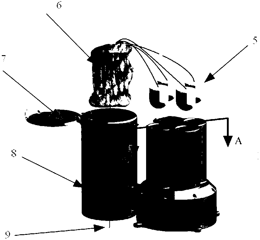 Flying mesh catapulting device for acquiring discarded spacecraft