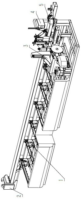 Sawing, drilling and milling machining method for door and window mullion profile