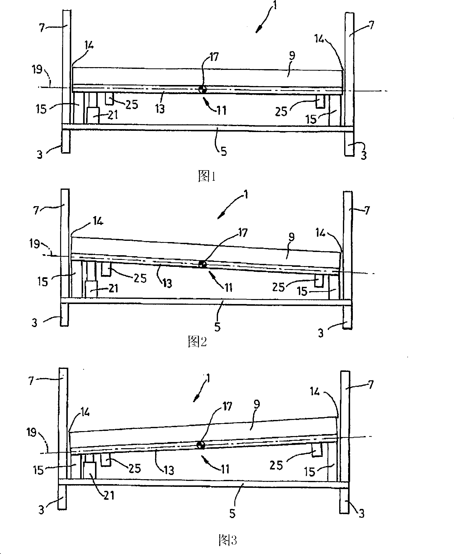 A device for supporting, rolling and/or rocking a mattress