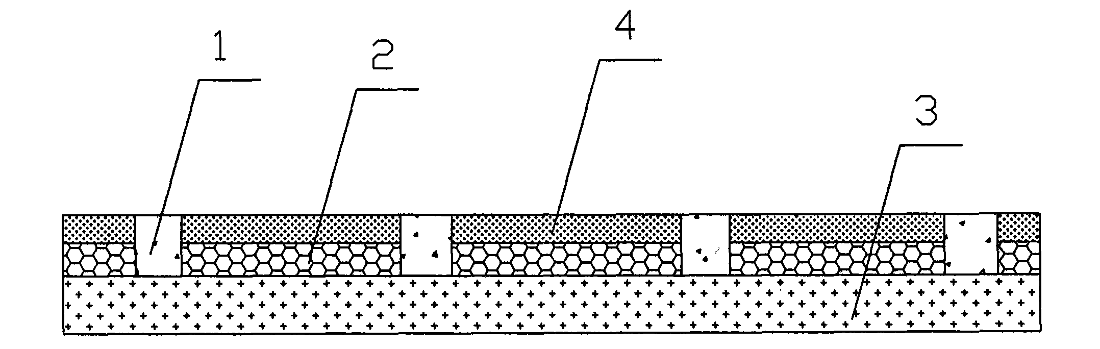 Air-permeable and water-permeable ecological concrete dike dam