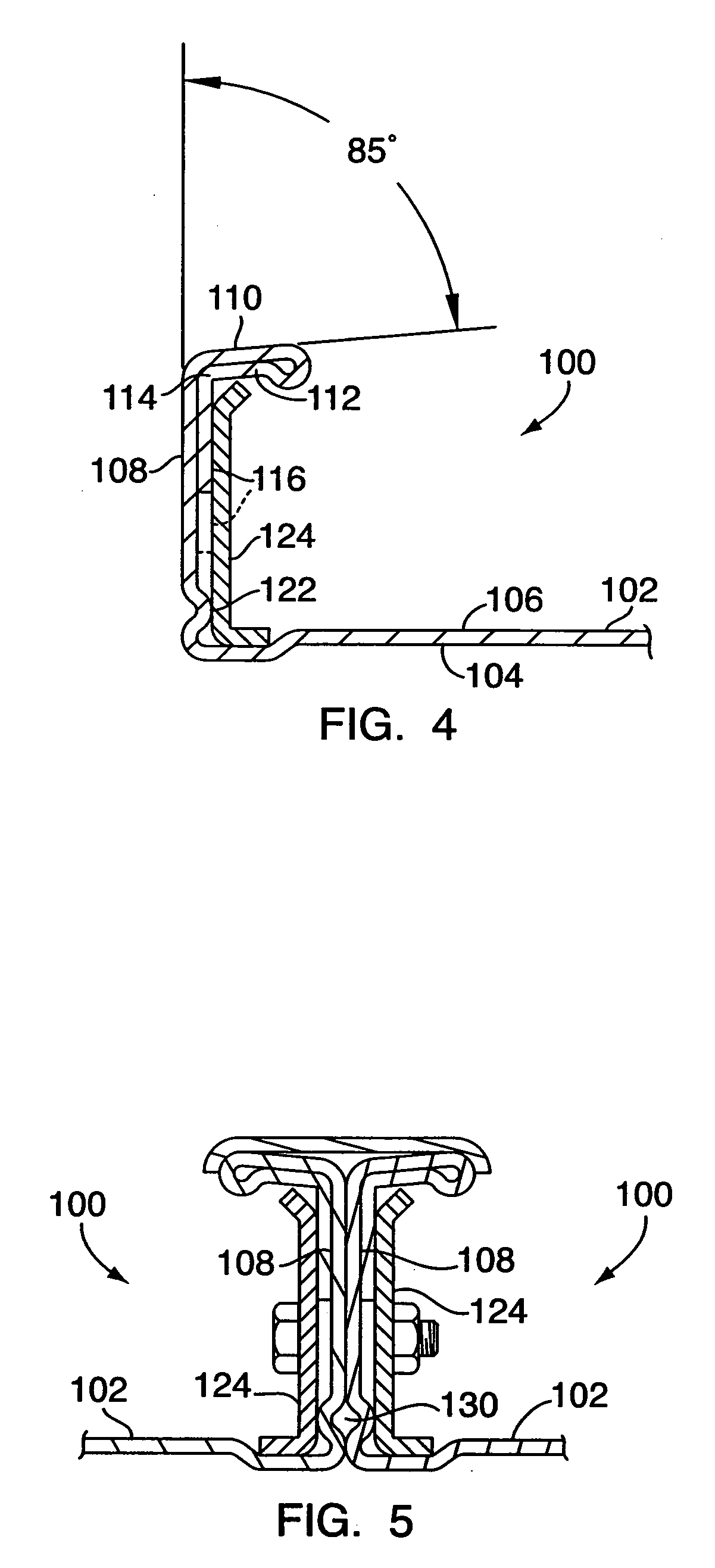 Integral transverse flanges for a duct connecting system