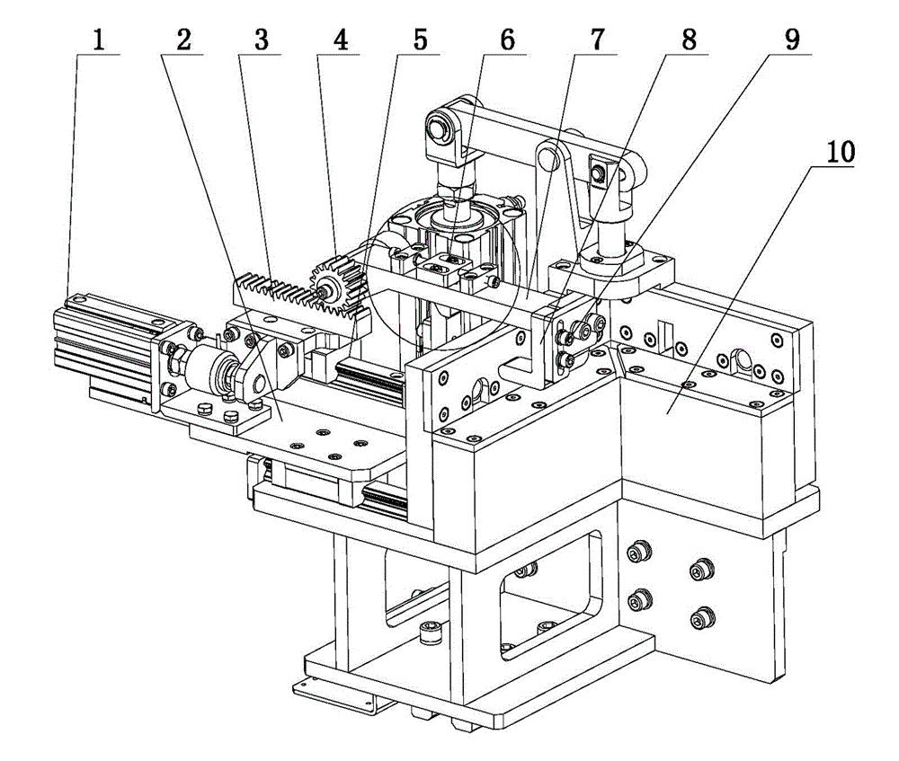 Photovoltaic module section bar straightening and backboard flattening mechanism