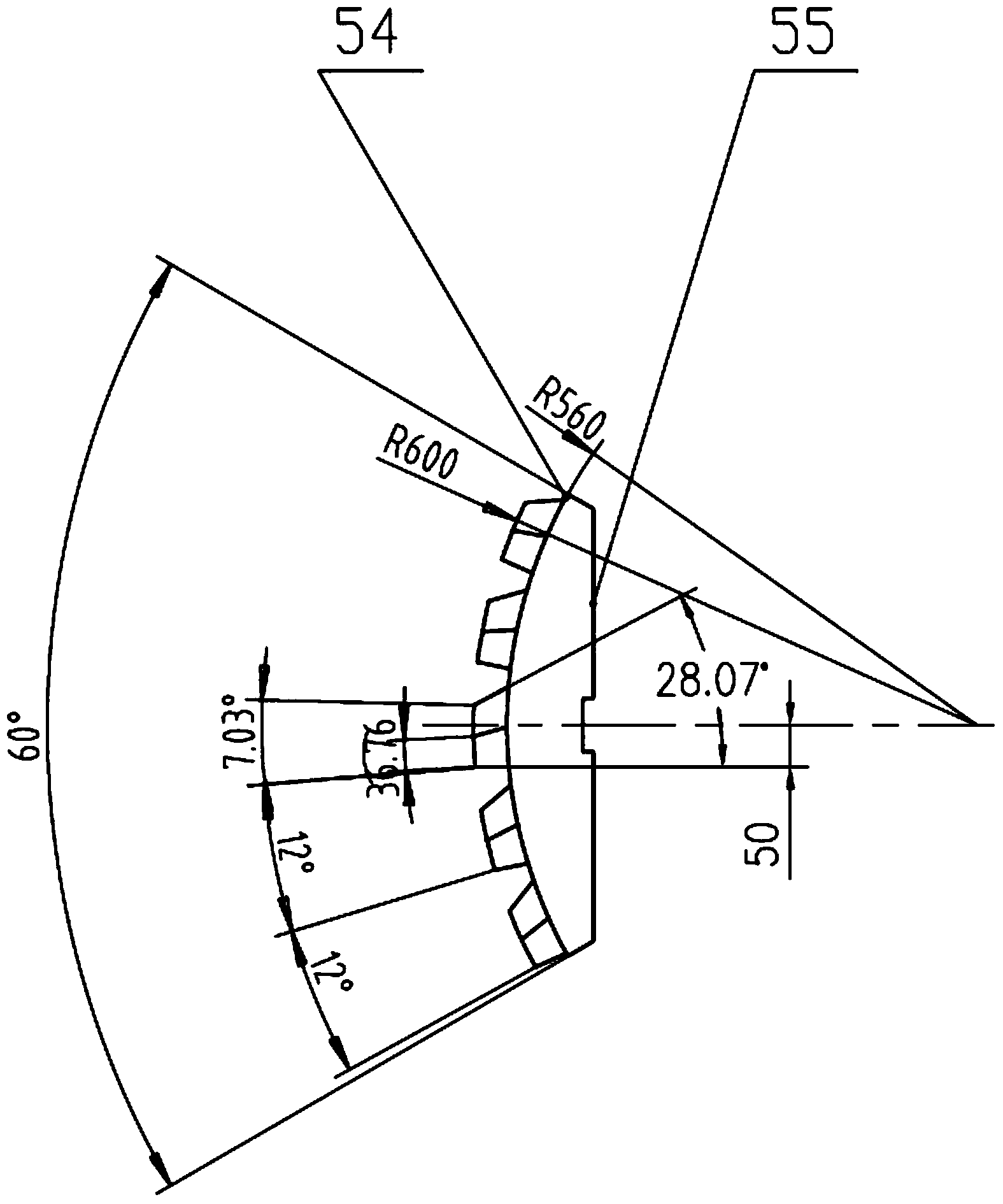 Energy-saving roller type grading machine