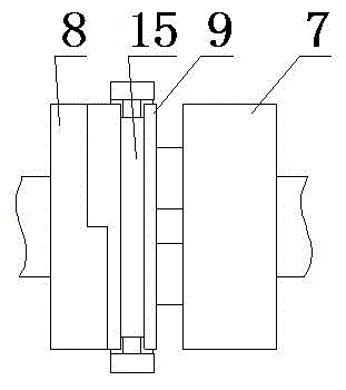 Clutch device for regulation of upper roller of roughing mill and regulating method thereof