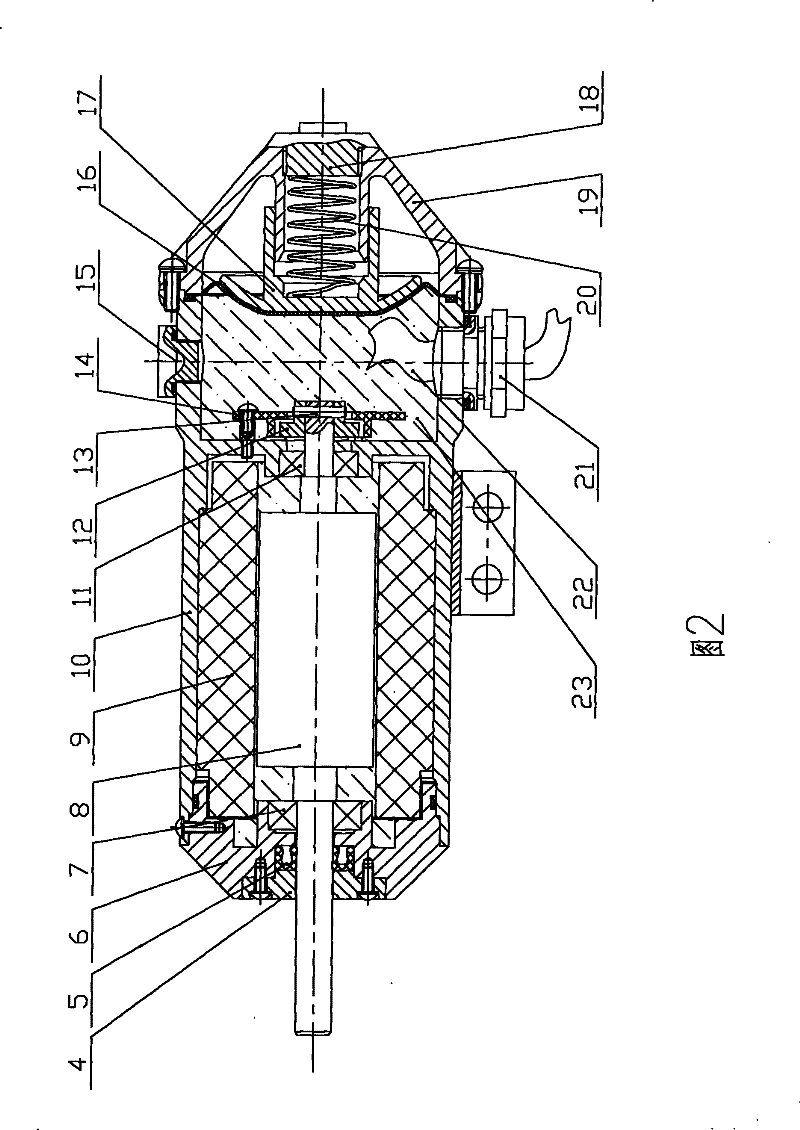 Compensated underwater brushless DC motor structure and assembly method thereof