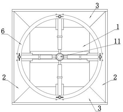 A cup mouth base mold convenient for assembly and construction