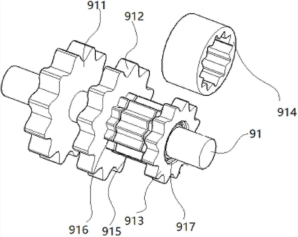 Oil-electric hybrid continuously variable transmission device