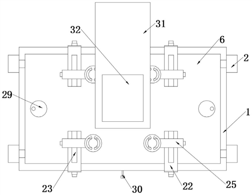 Punching device for cabinet processing and punching method thereof