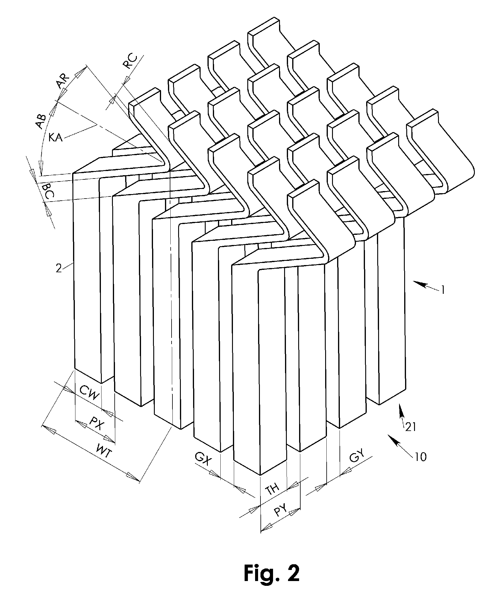 Probes with high current carrying capability and laser machining methods