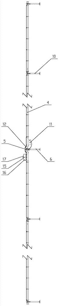 Flat single-axis sun tracking bracket device