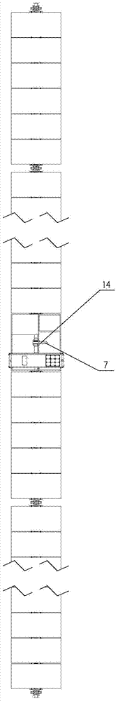 Flat single-axis sun tracking bracket device